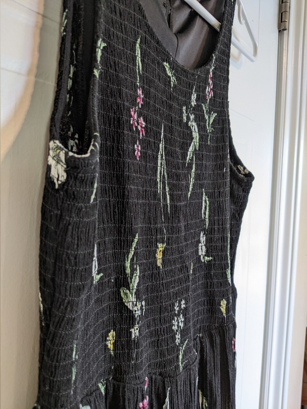 Reitmans Black Floral Sleeveless Dress Size Small - Picture 4 of 8